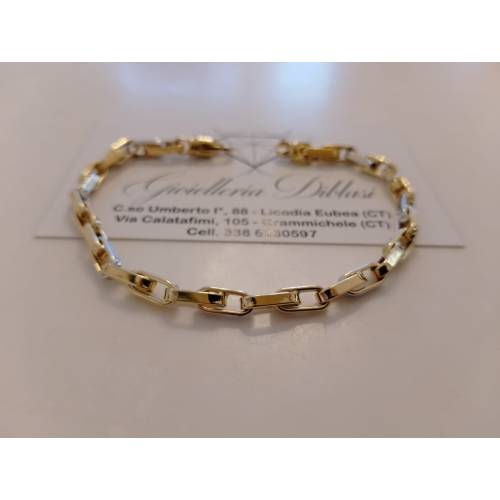 BRACCIALE ORO 18 Karati 750% Uomo...
