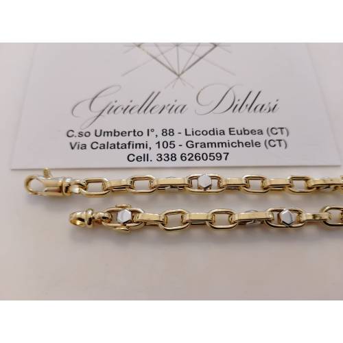 BRACCIALE In ORO 18 Karati 750% Uomo...