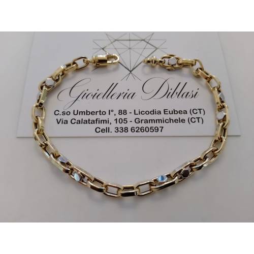 BRACCIALE In ORO 18 Karati 750% Uomo...