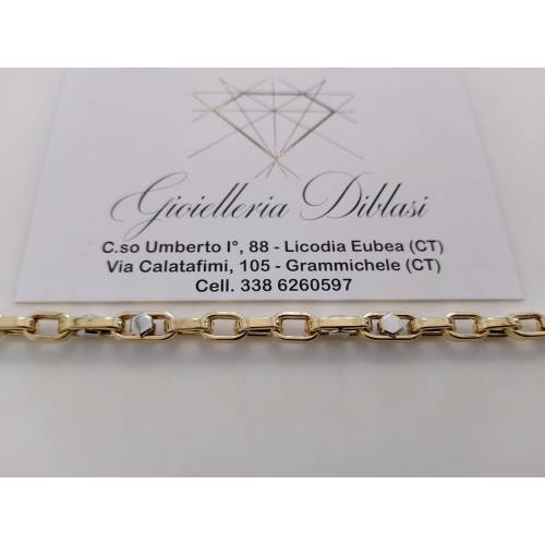 BRACCIALE In ORO 18 Karati 750% Uomo...