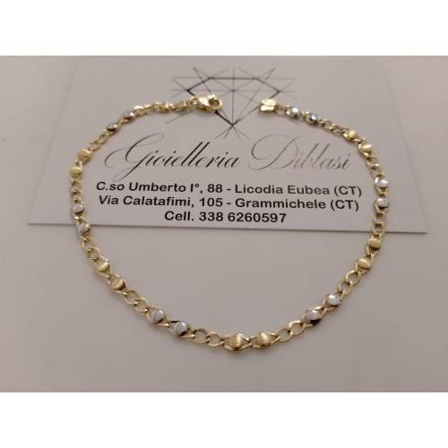 BRACCIALE In ORO 18 Karati 750% Uomo...