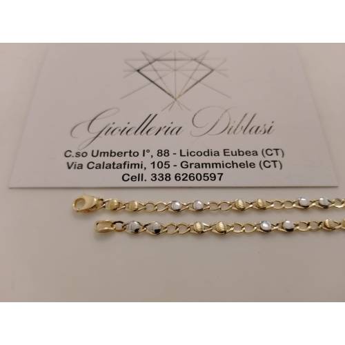 BRACCIALE In ORO 18 Karati 750% Uomo...