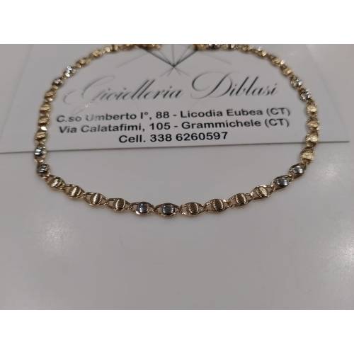 BRACCIALE In ORO 18 Karati 750% Uomo...