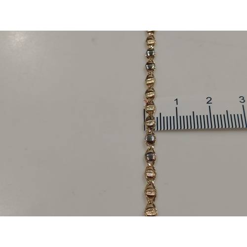 BRACCIALE In ORO 18 Karati 750% Uomo...