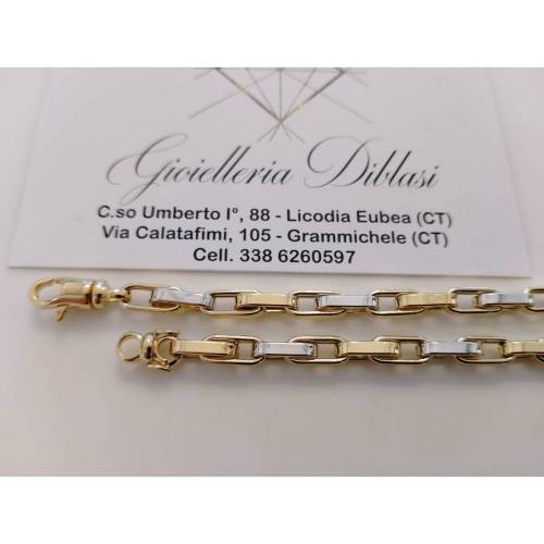 COLLANA Collier CATENA Girocollo ORO...