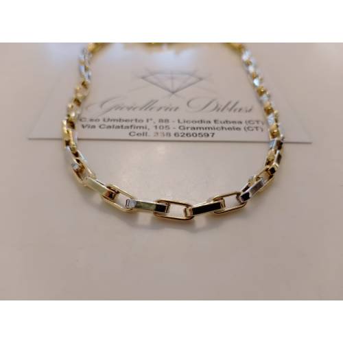 COLLANA Collier CATENA Girocollo ORO...