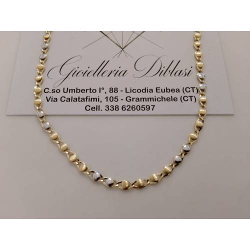 COLLANA GIROCOLLO Uomo Donna ORO...