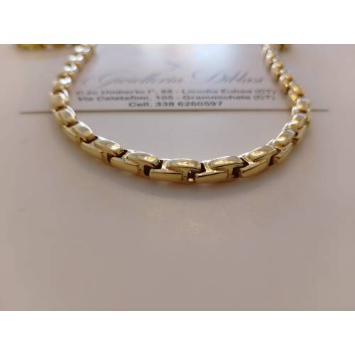 COLLANA Uomo Donna ORO 18 Karati...