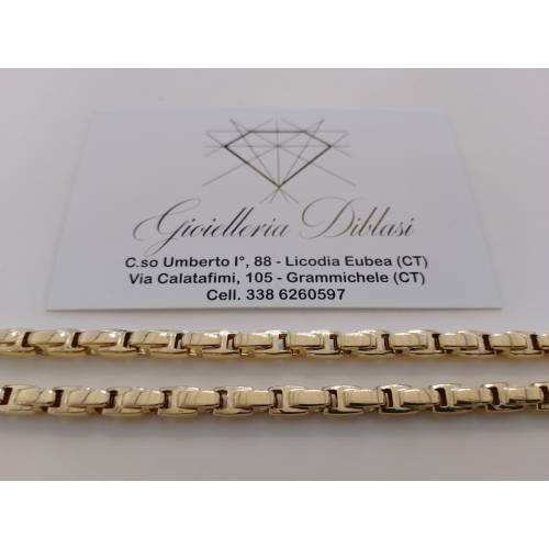 COLLANA Uomo Donna ORO 18 Karati...