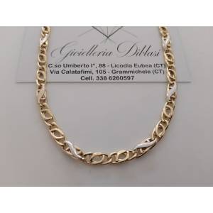 COLLANA Maglia Bicolore...