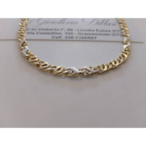 COLLANA Collier Uomo Donna ORO 18...