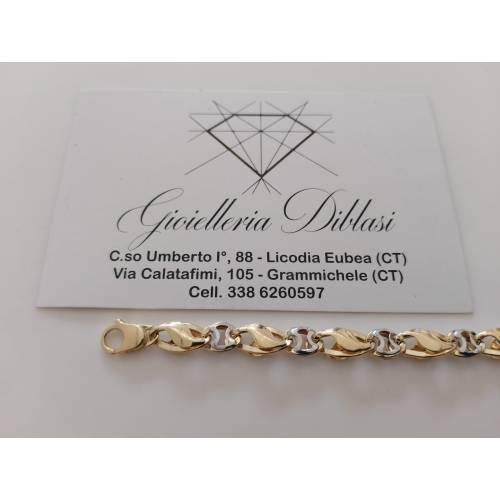 BRACCIALE ORO 18 Karati 750/1000 Uomo...