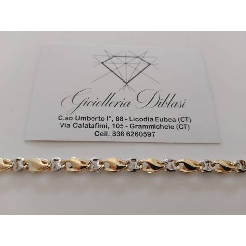 BRACCIALE ORO 18 Karati 750/1000 Uomo...