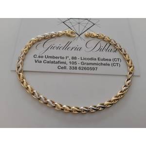 BRACCIALE In ORO 18 Karati...