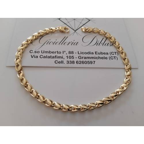 BRACCIALE Oro 18 Karati 750% Uomo...