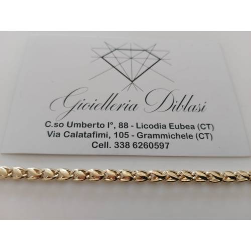 BRACCIALE Oro 18 Karati 750% Uomo...