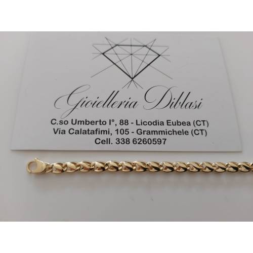 BRACCIALE Oro 18 Karati 750% Uomo...