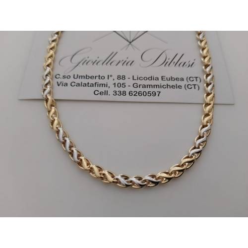 COLLANA GIROCOLLO Uomo Donna ORO...