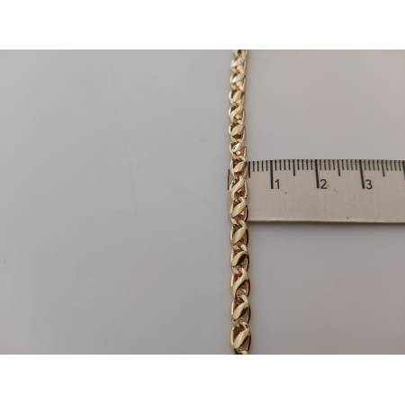 COLLANA In ORO GIALLO 18 Karati 750% Uomo Donna Unisex COLLIER Catena Girocollo