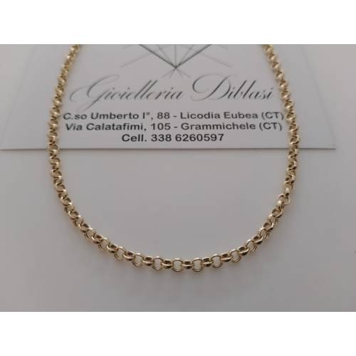 COLLANA COLLIER Uomo Donna In ORO...