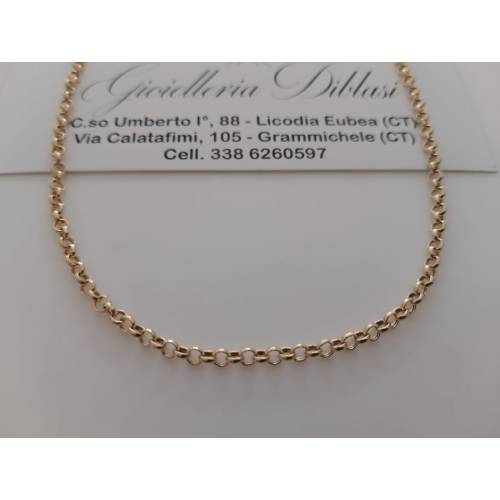 COLLANA COLLIER Uomo Donna In ORO...