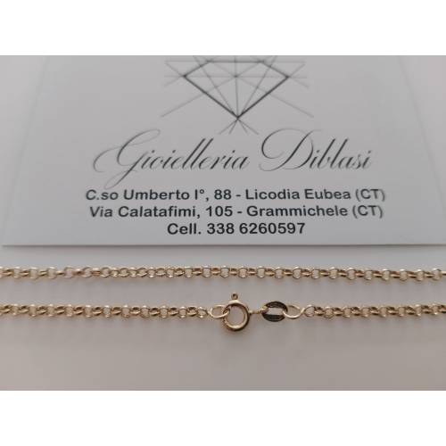 COLLANA COLLIER Uomo Donna In ORO...