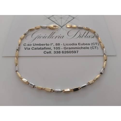 BRACCIALE ORO 18 Karati 750% Uomo...