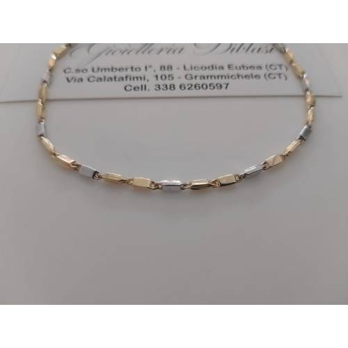 BRACCIALE ORO 18 Karati 750% Uomo...