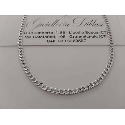 COLLANA COLLIER Oro Bianco 18 Karati...