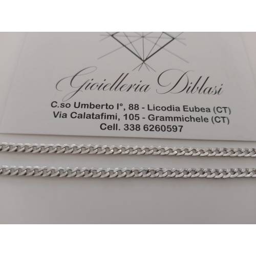 COLLANA COLLIER Oro Bianco 18 Karati...