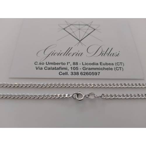 COLLANA COLLIER Oro Bianco 18 Karati...