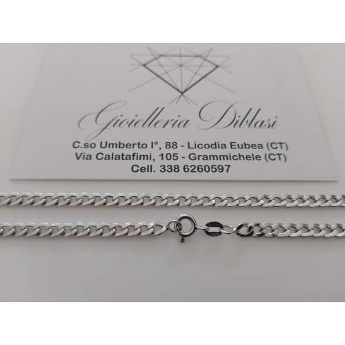 COLLANA COLLIER Oro Bianco 18 Karati...