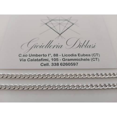 COLLANA COLLIER Oro Bianco 18 Karati...