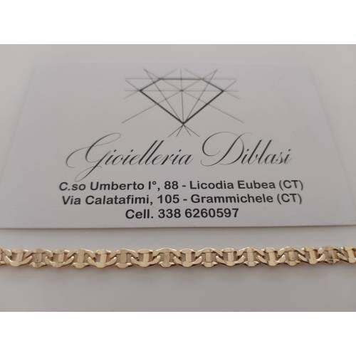 BRACCIALE ORO GIALLO 18 KARATI 750%...