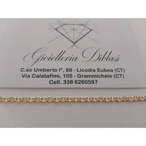 BRACCIALE ORO GIALLO 18 KARATI 750%...