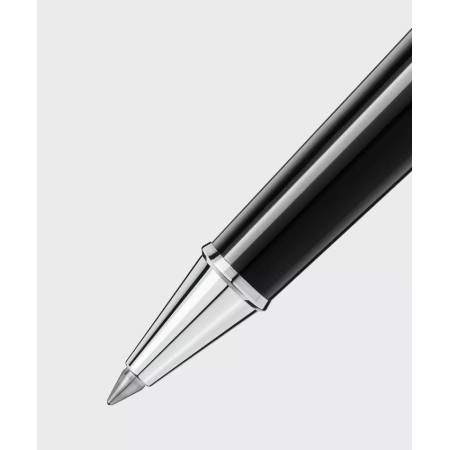 PENNA MONTBLANC A Sfera ROLLERBALL Nera 2865 PLATINO MEISTERSTUCK