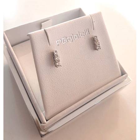 ORECCHINI TRILOGY DIAMANTI PG GIOIELLI ORO BIANCO 18 karati 750% Pendenti Donna