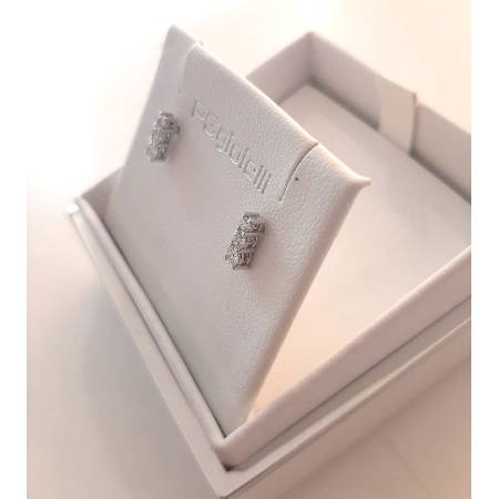 ORECCHINI TRILOGY DIAMANTI PG GIOIELLI ORO BIANCO 18 karati 750% Pendenti Donna