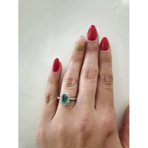 ANELLO PGgioielli Smeraldo e diamanti...