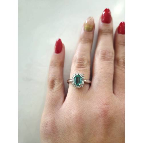 ANELLO PGgioielli Smeraldo e diamanti...