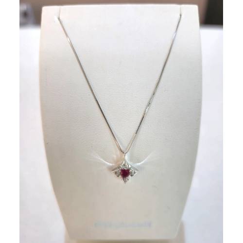 COLLANA RUBINO E DIAMANTI Pg Gioielli...