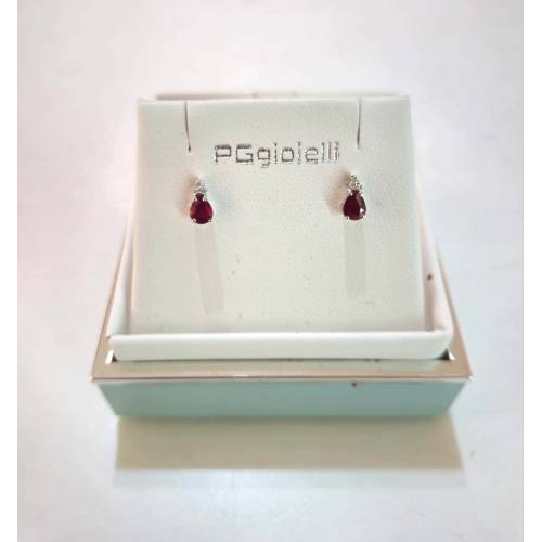 ORECCHINI PG GIOIELLI RUBINO Forma A...
