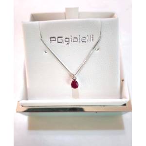 COLLANA RUBINO E DIAMANTI...