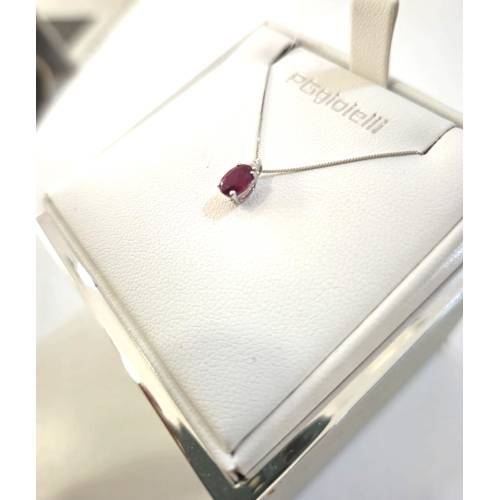 COLLANA RUBINO E DIAMANTI Pg Gioielli...