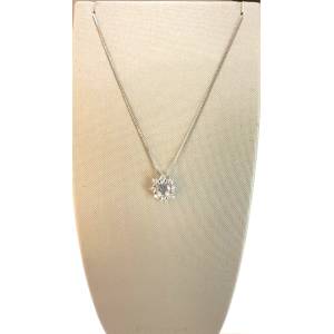 COLLANA ACQUAMARINA Ovale E...