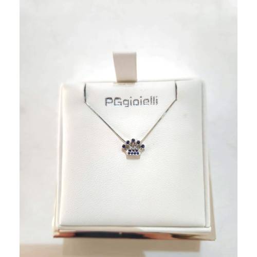 COLLANA Forma CORONA ZAFFIRO Pg...