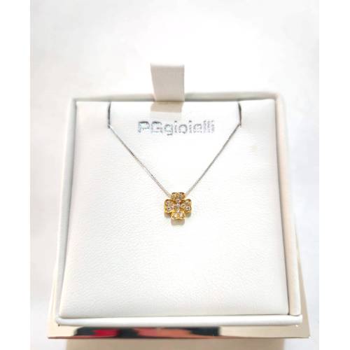 COLLANA QUADRIFOGLIO DIAMANTI Pg...