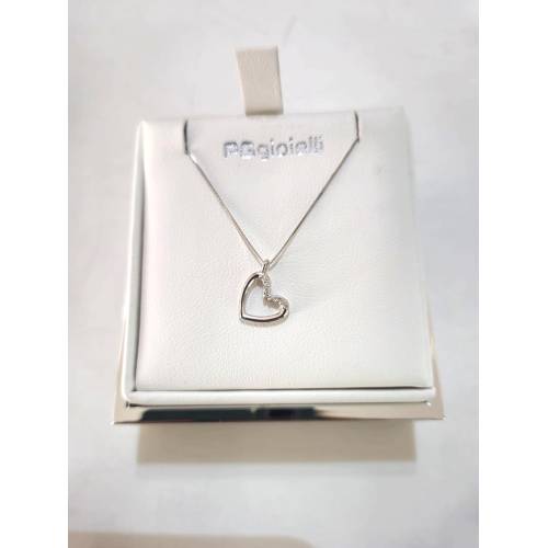 COLLANA Cuore Con DIAMANTI PgGioielli...