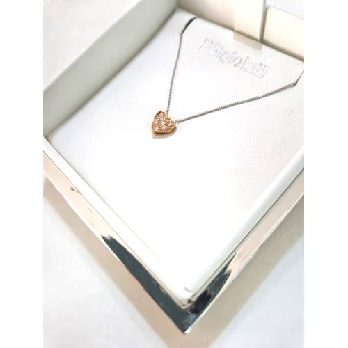 COLLANA A Cuore Con DIAMANTI Pg...