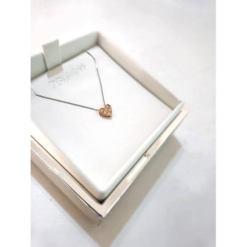 COLLANA A Cuore Con DIAMANTI Pg...